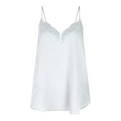Zadig & Voltaire Christy Silk Top In White