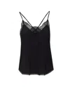 Zadig & Voltaire Spaghetti Strap Blouse In Black