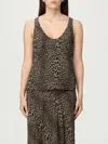 Zadig & Voltaire Tarysa Leopard Print Tank Top In Animal Print