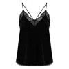 Zadig & Voltaire Lace-trimmed Camisole In Black