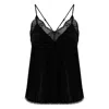 Zadig & Voltaire Lace-trimmed Camisole In Black