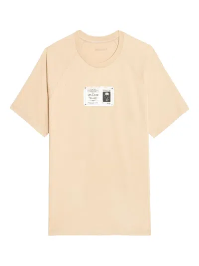Zadig & Voltaire Torry Graphic-print T-shirt In Neutral