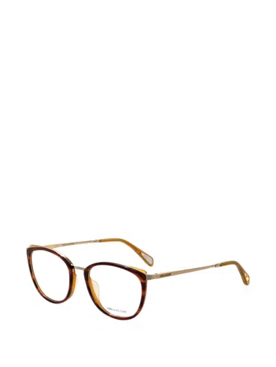 Zadig & Voltaire Tortoiseshell-effect Cat-eye Glasses In Brown