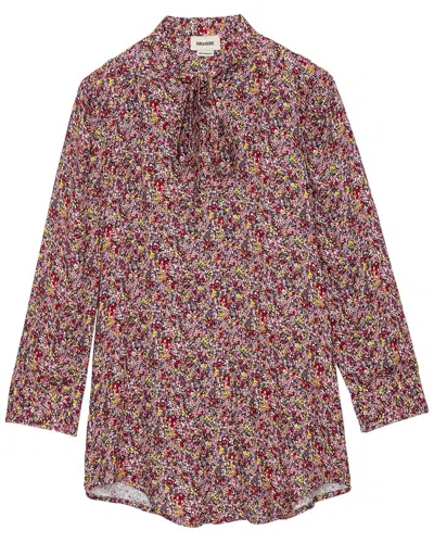 Zadig & Voltaire Touch Shirt In Burgundy