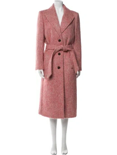 Pre-owned Zadig & Voltaire Trench Coat In Pink