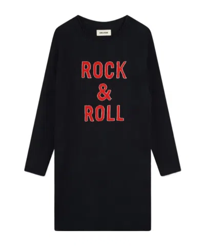 Zadig & Voltaire Tricot Dress In Black