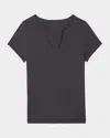 Zadig & Voltaire Tuni Strass Wings Henley T-shirt