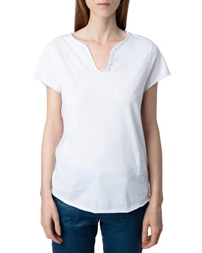 Zadig & Voltaire Tunisien Mc Lc Fishnet T-shirt
