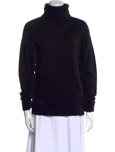 Pre-owned Zadig & Voltaire Turtleneck Sweater In Black