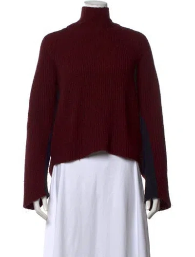 Pre-owned Zadig & Voltaire Turtleneck Sweater In Red