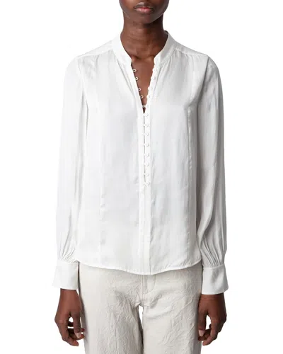 Zadig & Voltaire Twina Satin Shirt