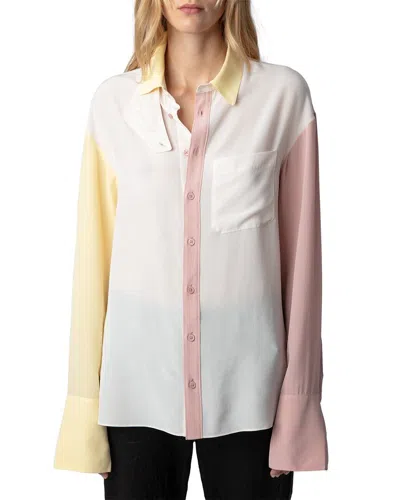 Zadig & Voltaire Tyrone Cdc Color Silk Shirt