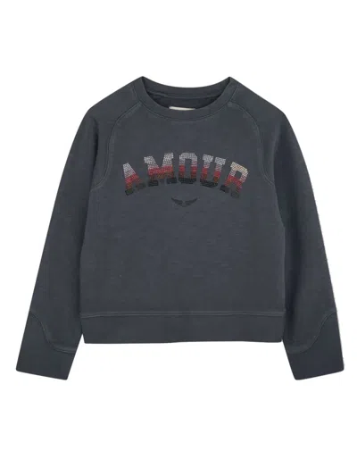 Zadig & Voltaire Unisex Kids' Sweatshirt In Grey