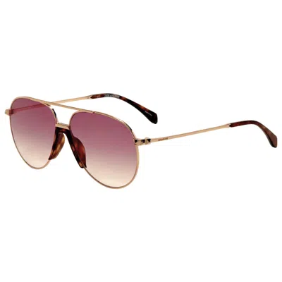 Zadig & Voltaire Unisex Sunglasses In Gold