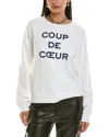 Zadig & Voltaire Upper Coup De Cur Sweatshirt In White