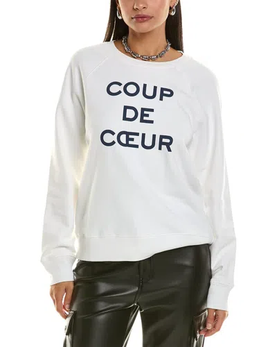 Zadig & Voltaire Upper Coup De Cur Sweatshirt In White