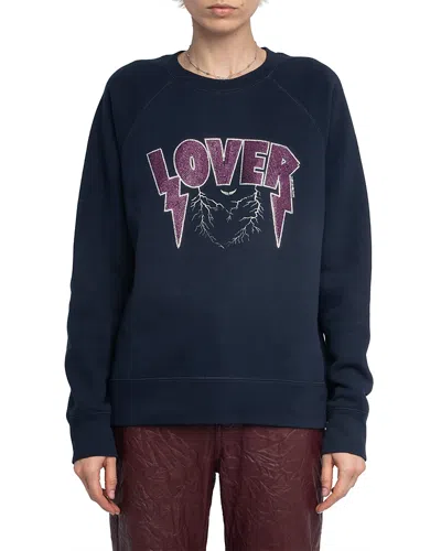ZADIG & VOLTAIRE UPPER MO CONCERT EMBELLISHED SWEATER
