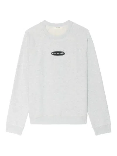 Zadig & Voltaire Uppy Sweatshirt In Gray