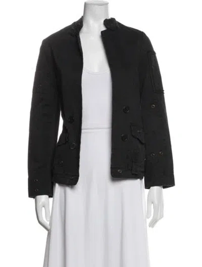 Pre-owned Zadig & Voltaire Utility Jacket In Black