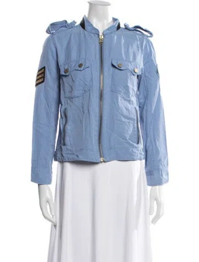 Pre-owned Zadig & Voltaire Utility Jacket In Blue