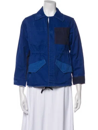 Pre-owned Zadig & Voltaire Utility Jacket In Blue