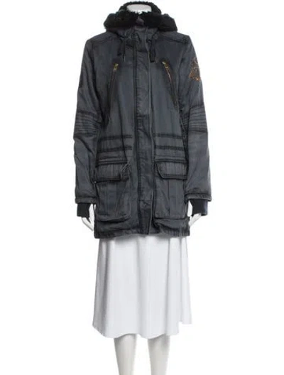 Pre-owned Zadig & Voltaire Utility Jacket In Blue
