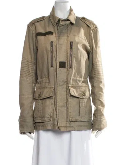 Pre-owned Zadig & Voltaire Utility Jacket In Brown