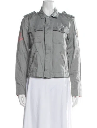 Pre-owned Zadig & Voltaire Utility Jacket In Gray