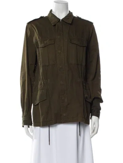 Pre-owned Zadig & Voltaire Utility Jacket In Green