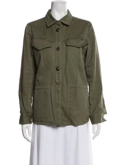 Pre-owned Zadig & Voltaire Utility Jacket In Green