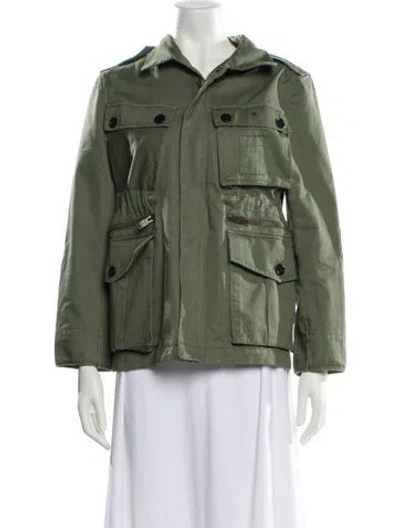 Pre-owned Zadig & Voltaire Utility Jacket In Green