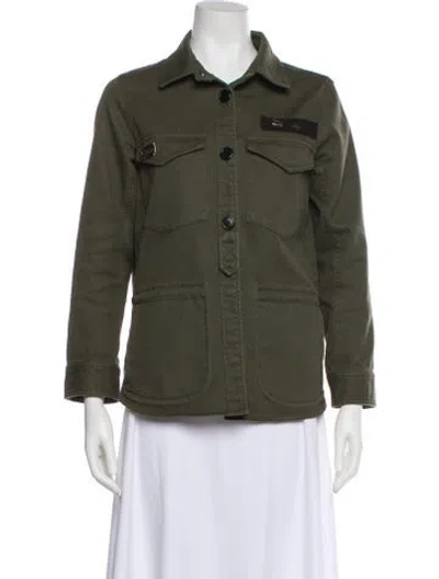 Pre-owned Zadig & Voltaire Utility Jacket In Green