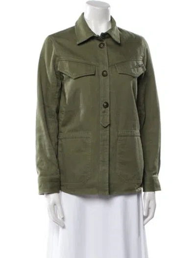 Pre-owned Zadig & Voltaire Utility Jacket In Green