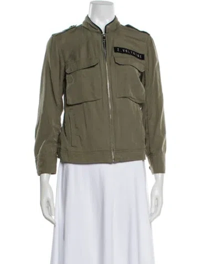 Pre-owned Zadig & Voltaire Utility Jacket In Green