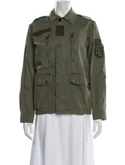 Pre-owned Zadig & Voltaire Utility Jacket In Green