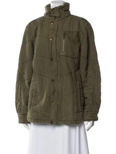 Pre-owned Zadig & Voltaire Utility Jacket In Green