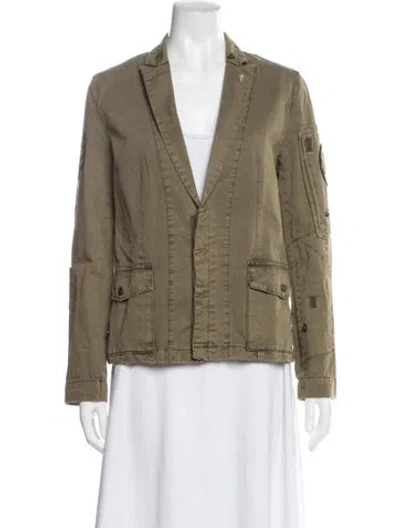 Pre-owned Zadig & Voltaire Utility Jacket In Green