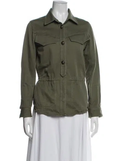 Pre-owned Zadig & Voltaire Utility Jacket In Green