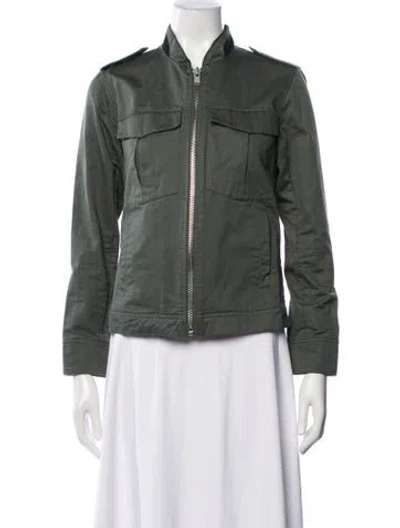 Pre-owned Zadig & Voltaire Utility Jacket In Green
