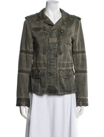 Pre-owned Zadig & Voltaire Utility Jacket In Green