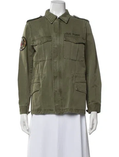 Pre-owned Zadig & Voltaire Utility Jacket In Green