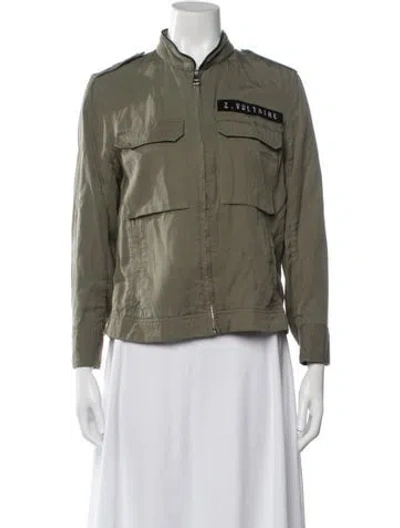 Pre-owned Zadig & Voltaire Utility Jacket In Green