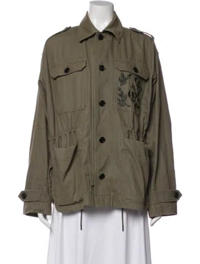 Pre-owned Zadig & Voltaire Utility Jacket In Green