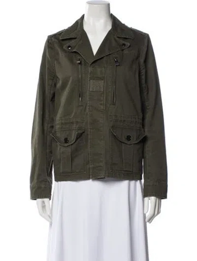Pre-owned Zadig & Voltaire Utility Jacket In Green
