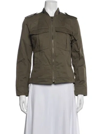 Pre-owned Zadig & Voltaire Utility Jacket W/ Tags In Green