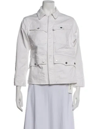 Pre-owned Zadig & Voltaire Utility Jacket In White
