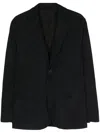 Zadig & Voltaire Valfried Suede Blazer In Blue
