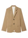 Zadig & Voltaire Womens Beige Vanille Regular-fit Stretch Cotton-blend Blazer In Brown