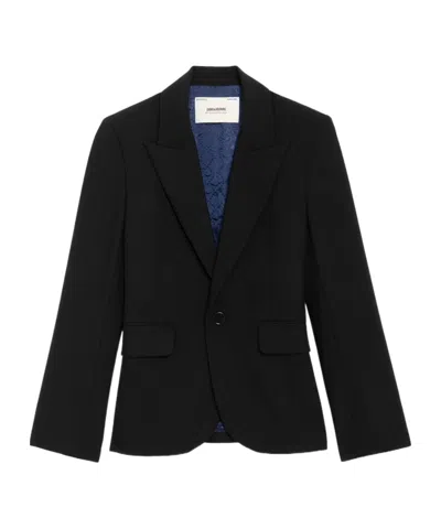 Zadig & Voltaire Vavy Blazer In Black