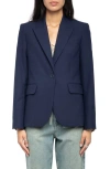 Zadig & Voltaire Vavy Tailleur Blazer In Purple